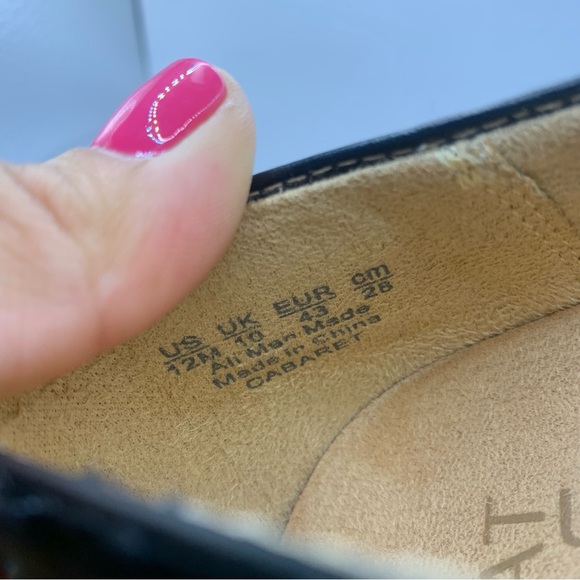 Naturalizer Womens Cabaret Faux Leather Padded Insole Loafers size 12M - Picture 6 of 10